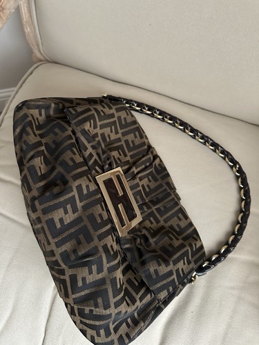 Fendi zucca shoulder bag - shoulder,
