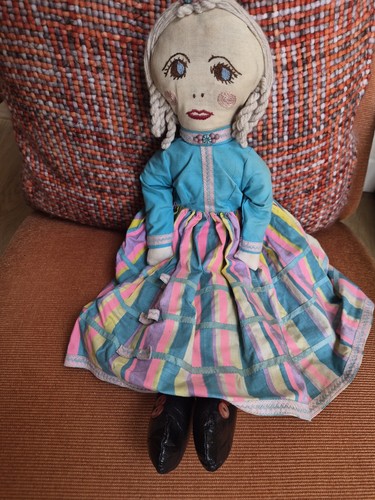 Vintage cloth doll inch - vintage, 21