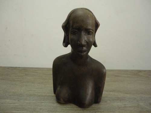 African dark wood hand carved - wood,