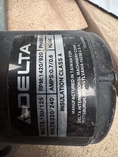 Delta bandsaw 240 - 240, volt