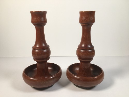 Pair vintage wooden - a,