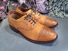 UK8 SAVILE ROW Co London  Leather Lace Up Brogues Dress Derby Shoes 8 office