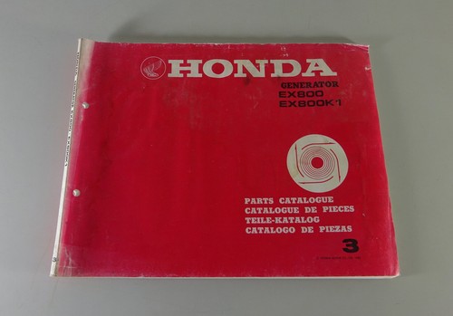 Parts catalog honda generator - catalog,