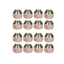 Pack of 16 3/8" UNF Conical Wheel Nuts Nut For Trailer Suspension Hubs Trailers