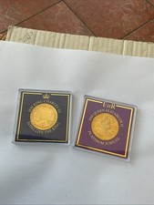 2 GOLD OKATED COMMEMORATIVE