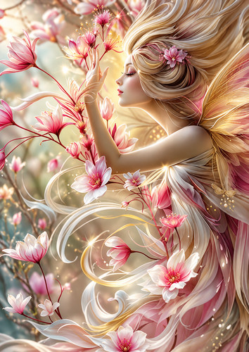 Forest fairy pastel - forest,