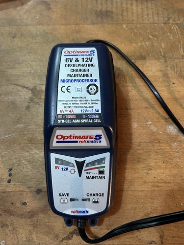 Optimate battery charger - 5,
