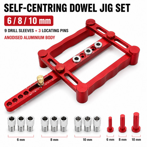 Self centering doweling - self-centering, jig
