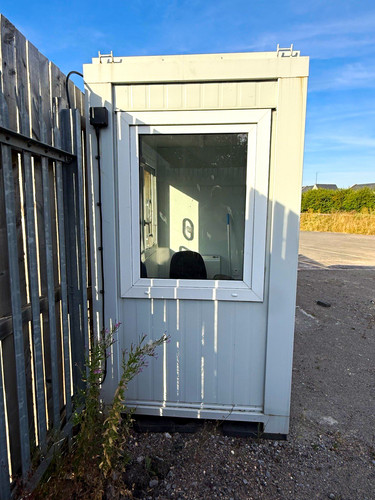 White portable modular site - modular,