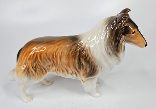 Sylvac rough collie lassie dog - collie,