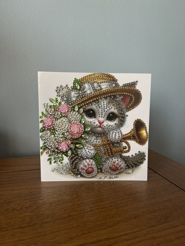 Handmade diamond art birthday - art,