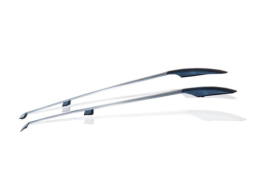 Silver aluminium roof rails - roof,