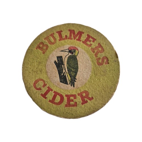 Vintage bulmers cider beer mat - cider,