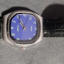 Hmt Watch Blue Automatic New In Good Condition Keeps Good Time
