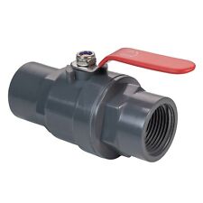 Stainless Steel Lever Ball Valve PP Female Stopcock In-Line Valves