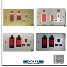 Volex 45A Cooker Switch with