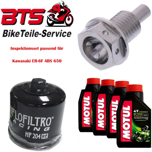 Set oil filter - 4l, drain