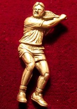 Detailed Pewter Tennis Player