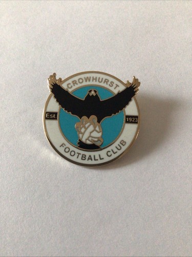 Crowhurst football club enamel - football,