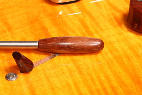 Tremolo arm tip - cocobolo, fits