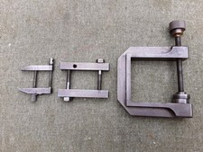 3 Toolmaker Parallel Jaw Clamps 1" +  1-1/8" + 1-7/8" M&W Engineer Hand Tools