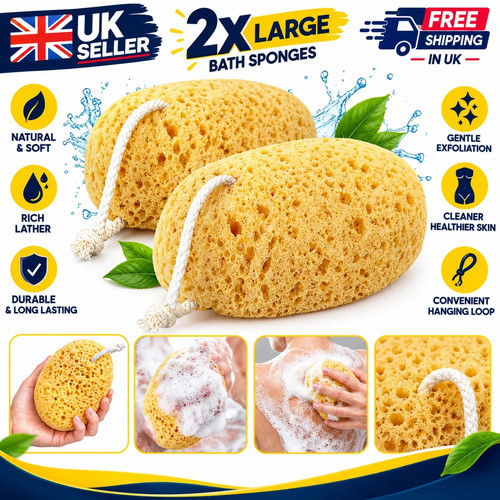 Large bath sponges soft - sponges,