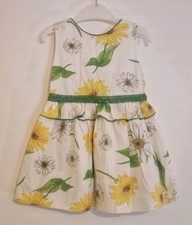 Girls Occasion Spanish Style Sunflower Dress Age 4
