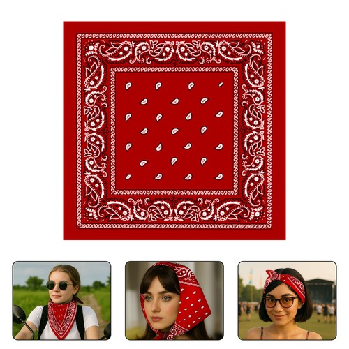 Bandana paisley neck head - paisley,