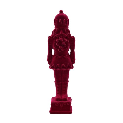 Nutcracker soldier flocked - nutcracker,