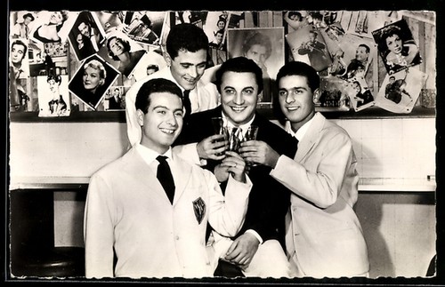 Postcard quartet marino marini - marino,