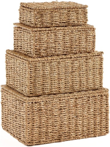 Gatarn seagrass storage boxes - seagrass,