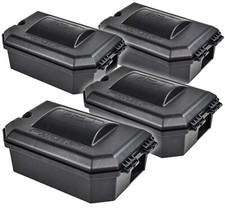 Pest Expert Rat Poison Bait Boxes - Heavy Duty, Locking Stations - Professional