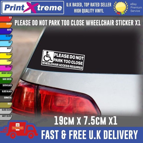 Wheelchair access required - wheelchair,