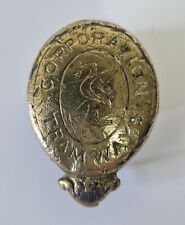 Antique Victorian Corporation Tramways Heavy Brass Cap/Saddle Badge?  Liverpool?