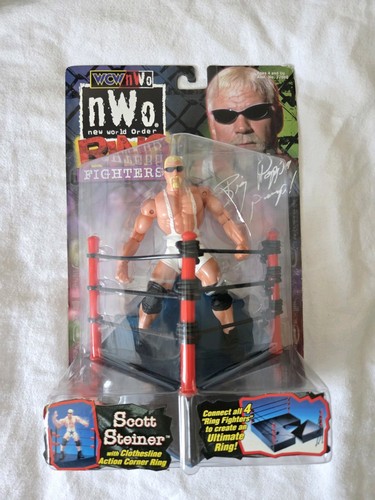 Wcw toybiz rare ring - wcw,