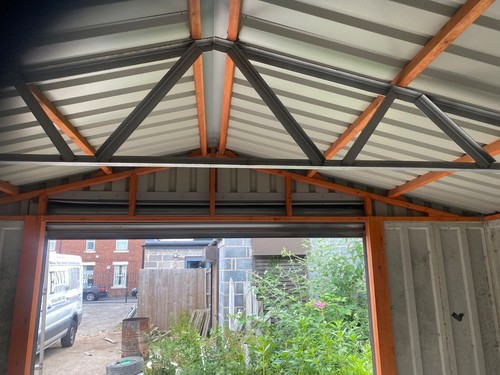 Concrete garage work - garage, shop