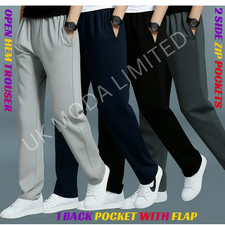 Mens Fleece Tracksuit Jogging Bottoms Joggers Casual Style Track Trousers Pants