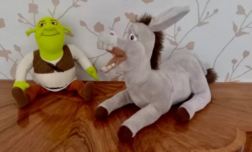Shrek soft toy from pizza - shrek,