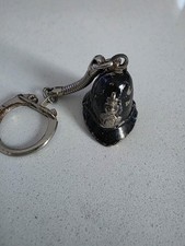 Vintage Metal Policeman's Helmet Keyring