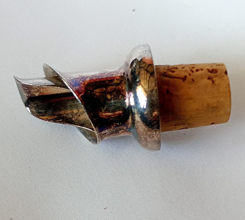Silver plated wine - wine, pourer.