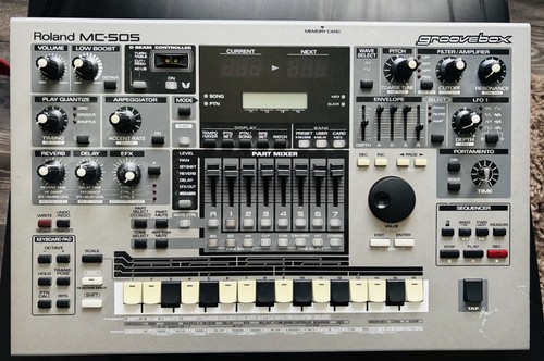 Roland 505 groovebox rhythm - mc,