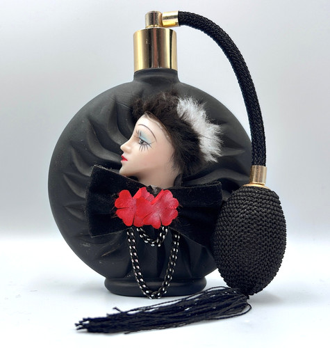 Vintage perfume bottle black - vintage,