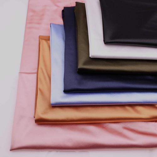 Rosa shiny stretch silk satin - stretch,