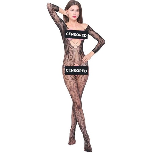 Crotchless fishnet - crotchless,