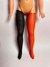 4 vintage stockings sheer red