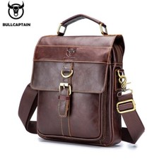 Men's Leather Messenger Bag