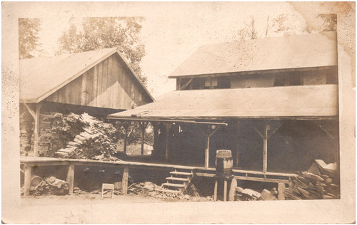 Sawmill buildings near - buildings,