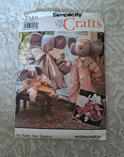 Crafts elephant sewing pattern - elephant,