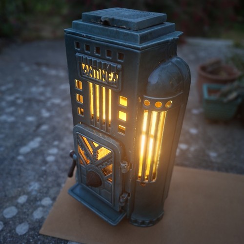Art deco enamel stove