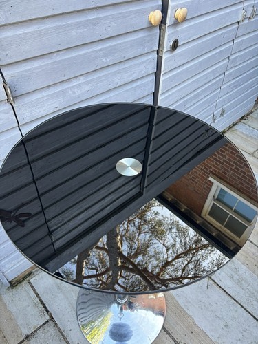 Round high bar - -, black